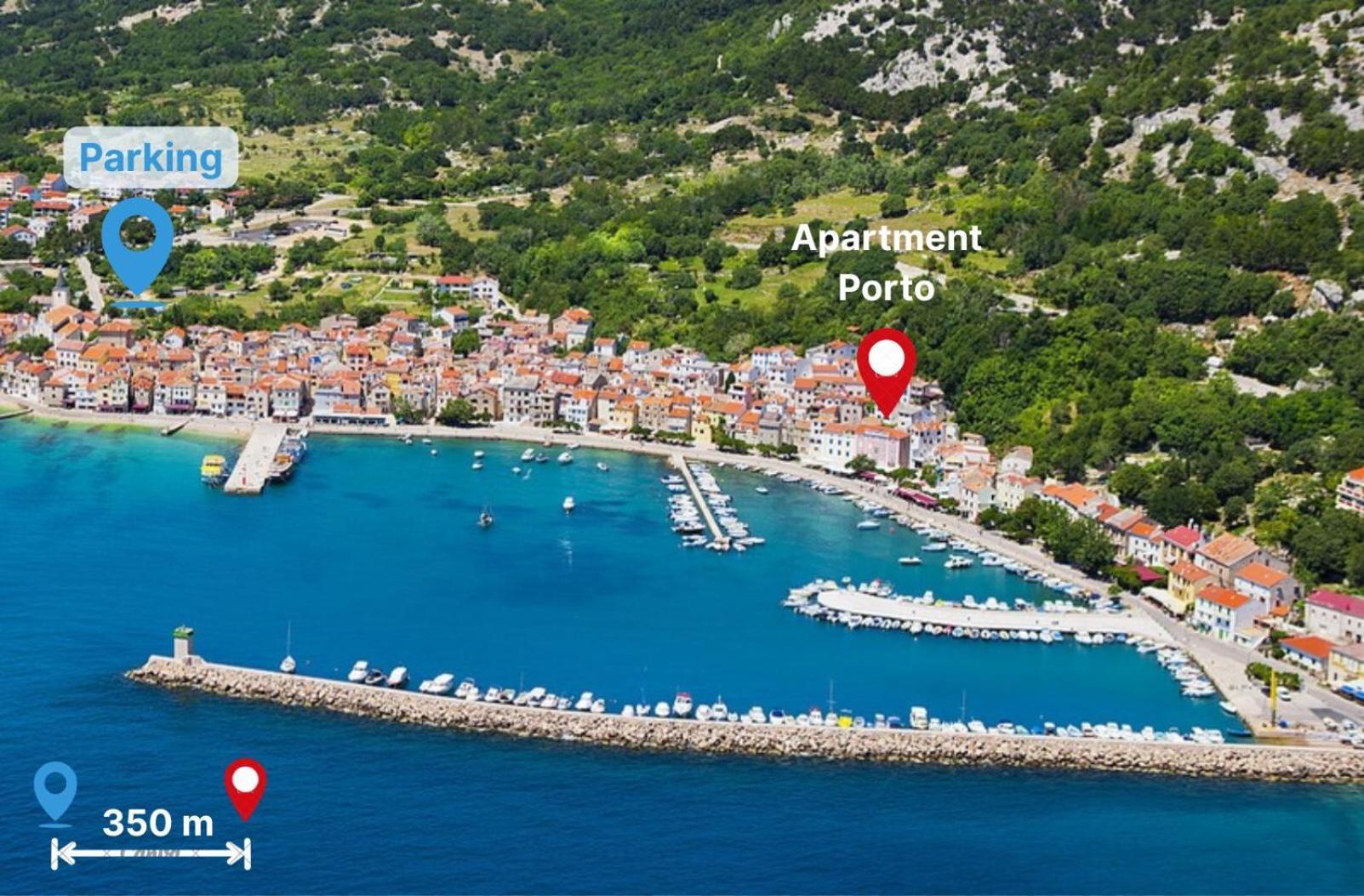 Apartment Porto With Terrace Baška Екстериор снимка
